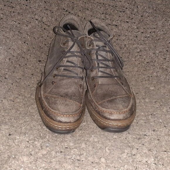 Vintage DOLCIS-Brown Distressed Oiled Suede Desert Boots-Sz 13-NWOB - Picture 4 of 7
